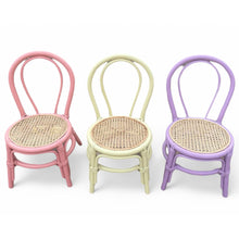 Load image into Gallery viewer, 12 Over the Rainbow Rattan Children's chair set