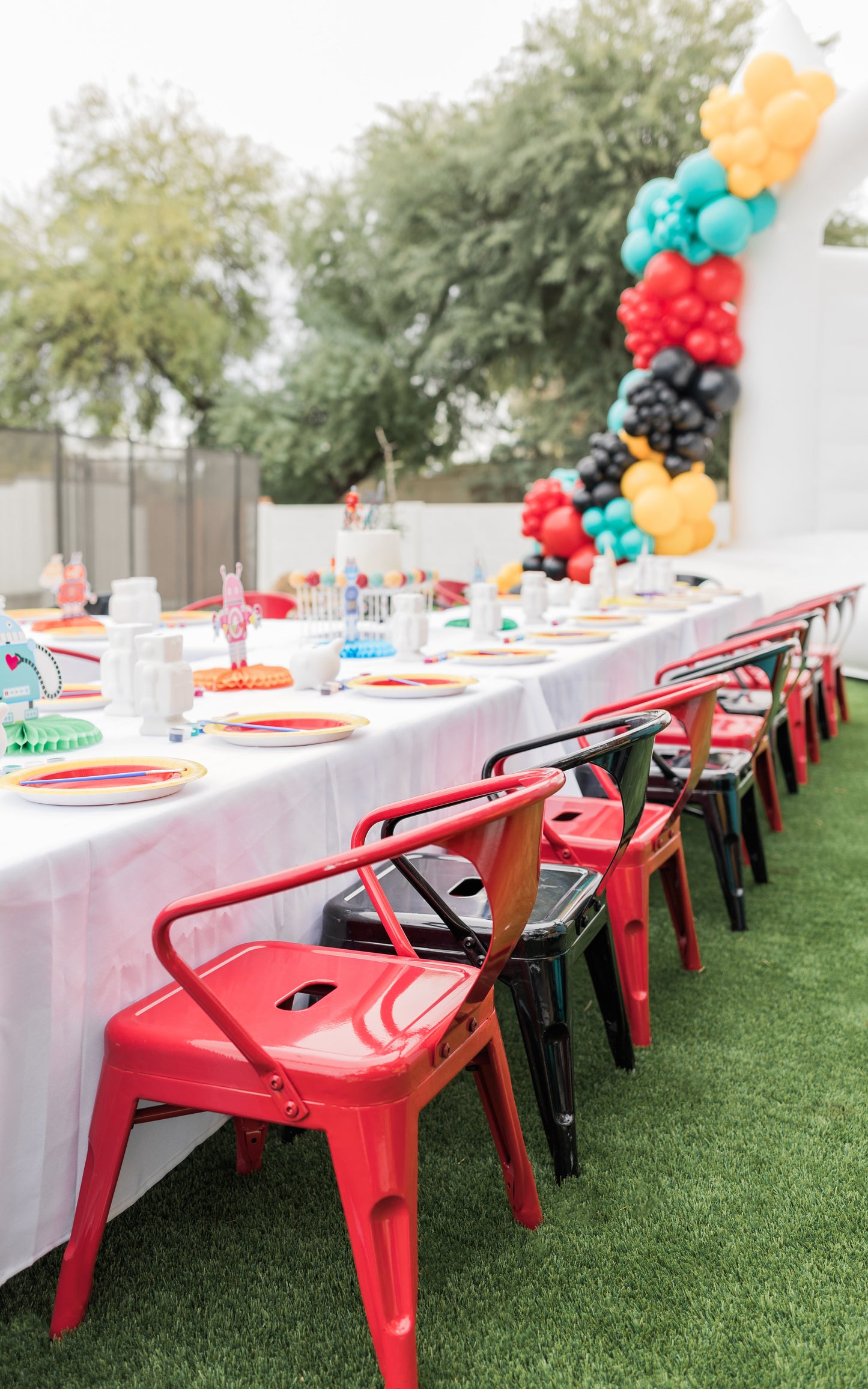 12 Red Ruby Chairs