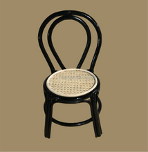 Load image into Gallery viewer, 12 Black Sandy Rattan Chairs