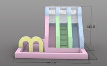 Load image into Gallery viewer, Rainbow Dreams WaterSlide/Ballpit