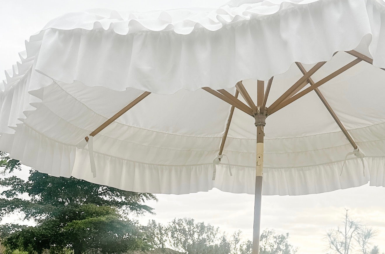 0) Umbrella The Bella Ruffled