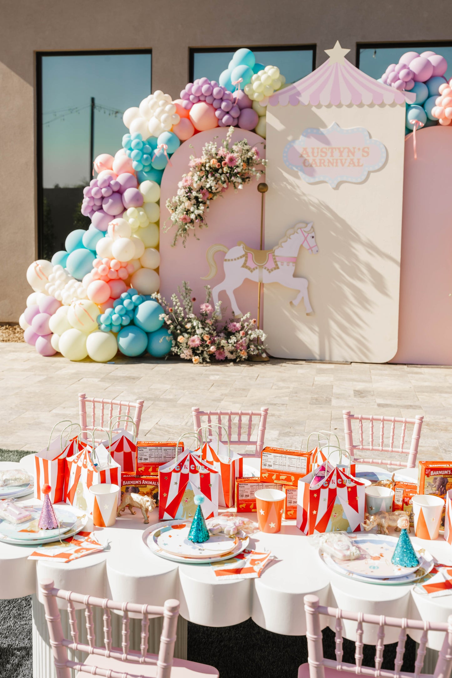 1) Pearly White Kids Table