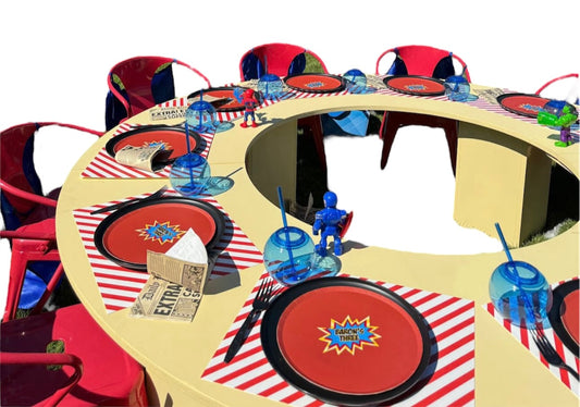 1) Halo wooden table