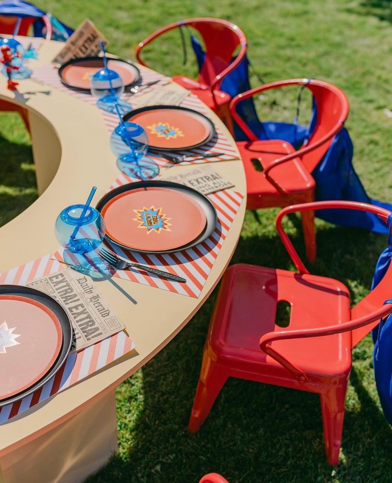 1) Halo wooden table
