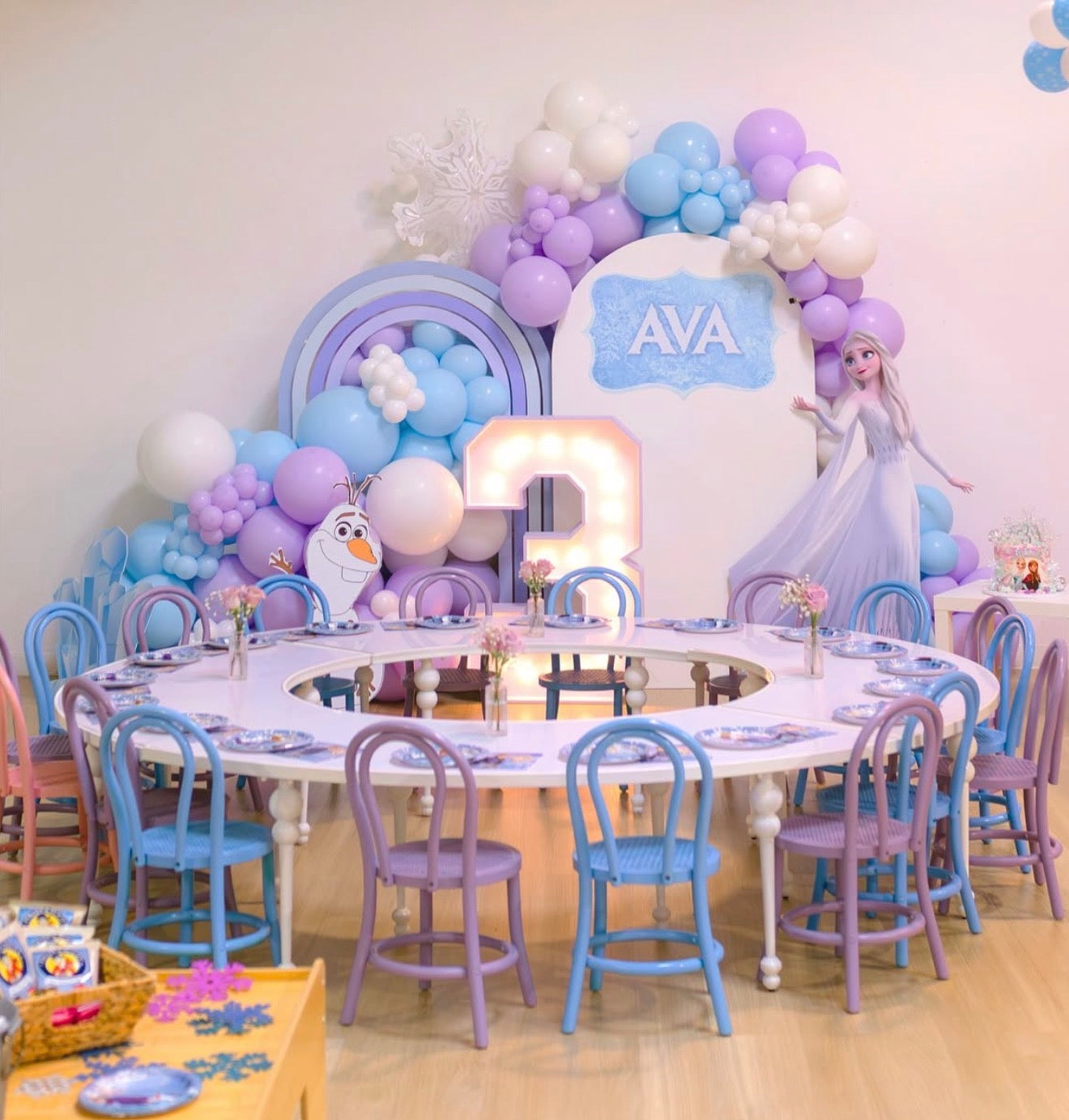 12 Bistro Bliss Purple Kids Chairs)