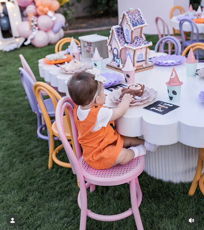12 Bistro Bliss Purple Kids Chairs)
