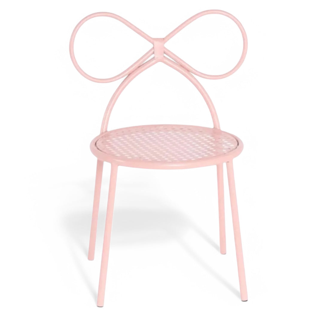 12 Bow Pink Chairs