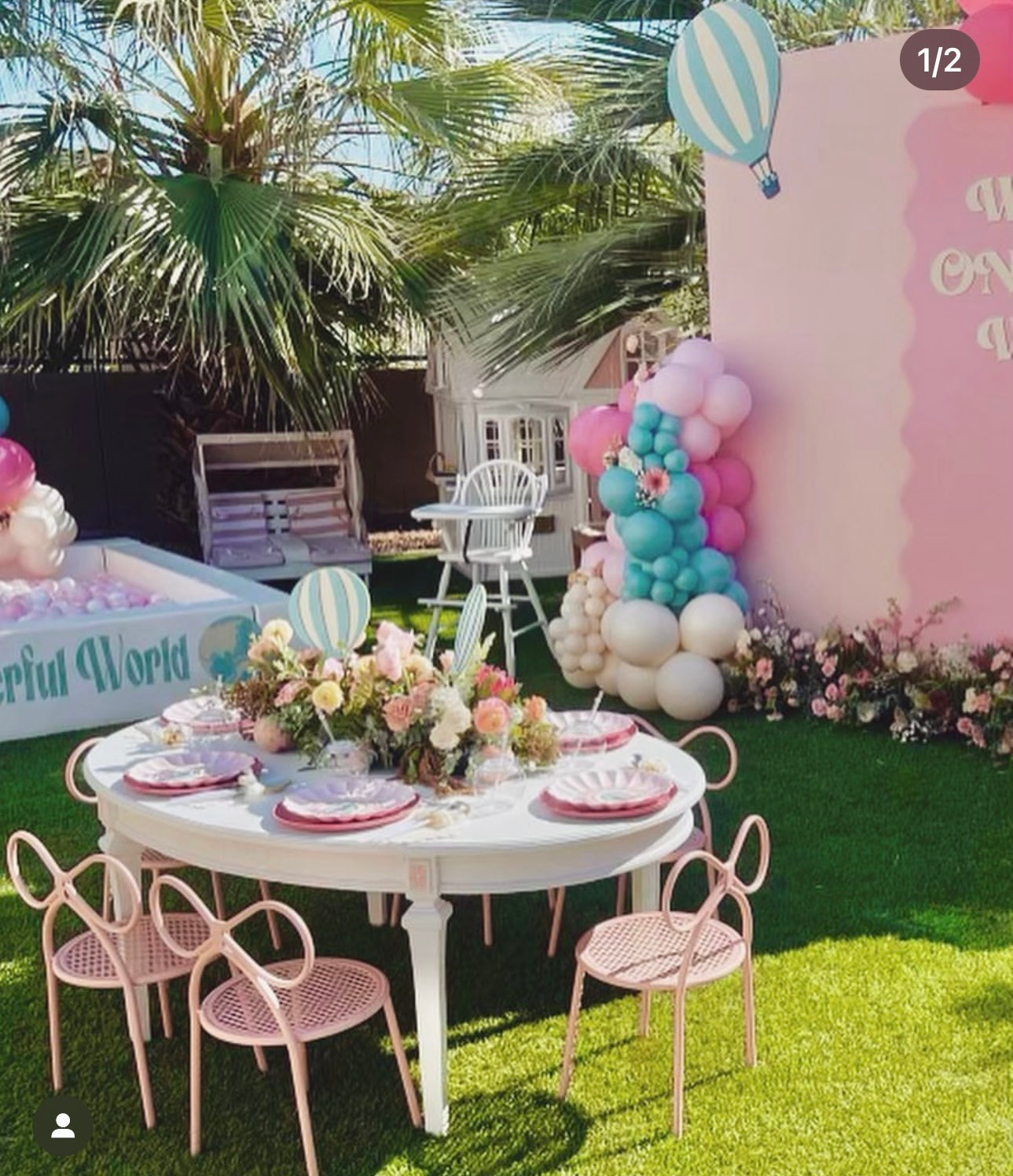 1) Tea Party Table