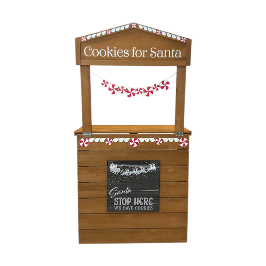 1 Santa Cookie Cart