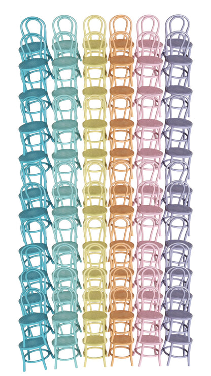 12 Bistro Bliss Purple Kids Chairs)