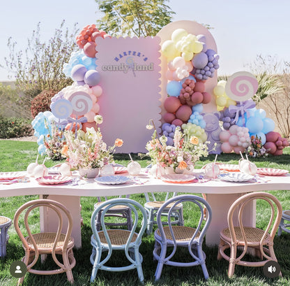 1) Pink Groovy Table