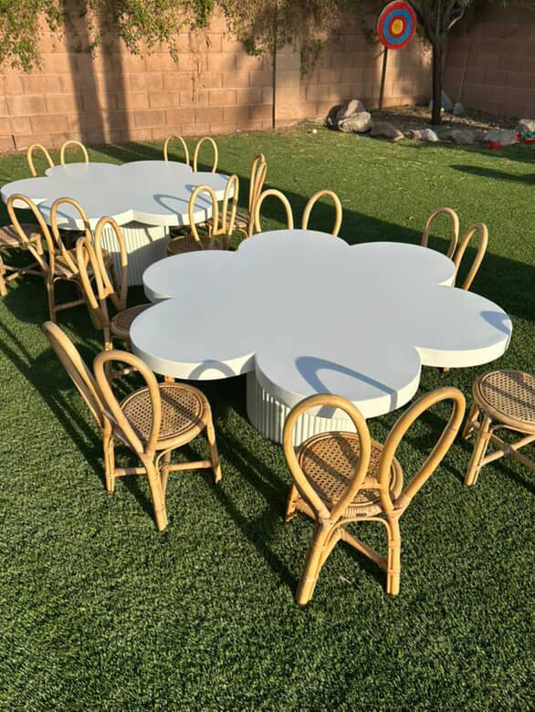 1) Brielle Petal Kids Tables