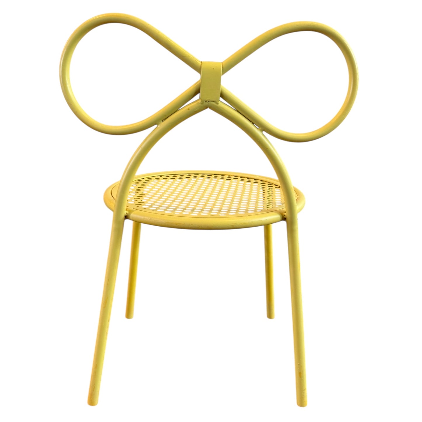 8 Bow Yellow Chairs