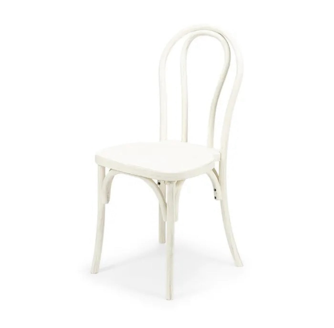 12 Adult/Teen White Bentwood Chair