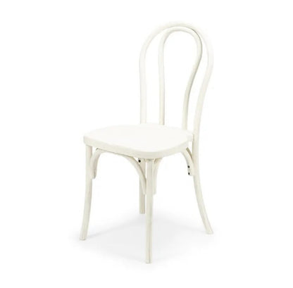 12 Adult/Teen White Bentwood Chair