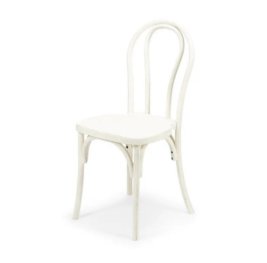 12 Adult/Teen White Bentwood Chair