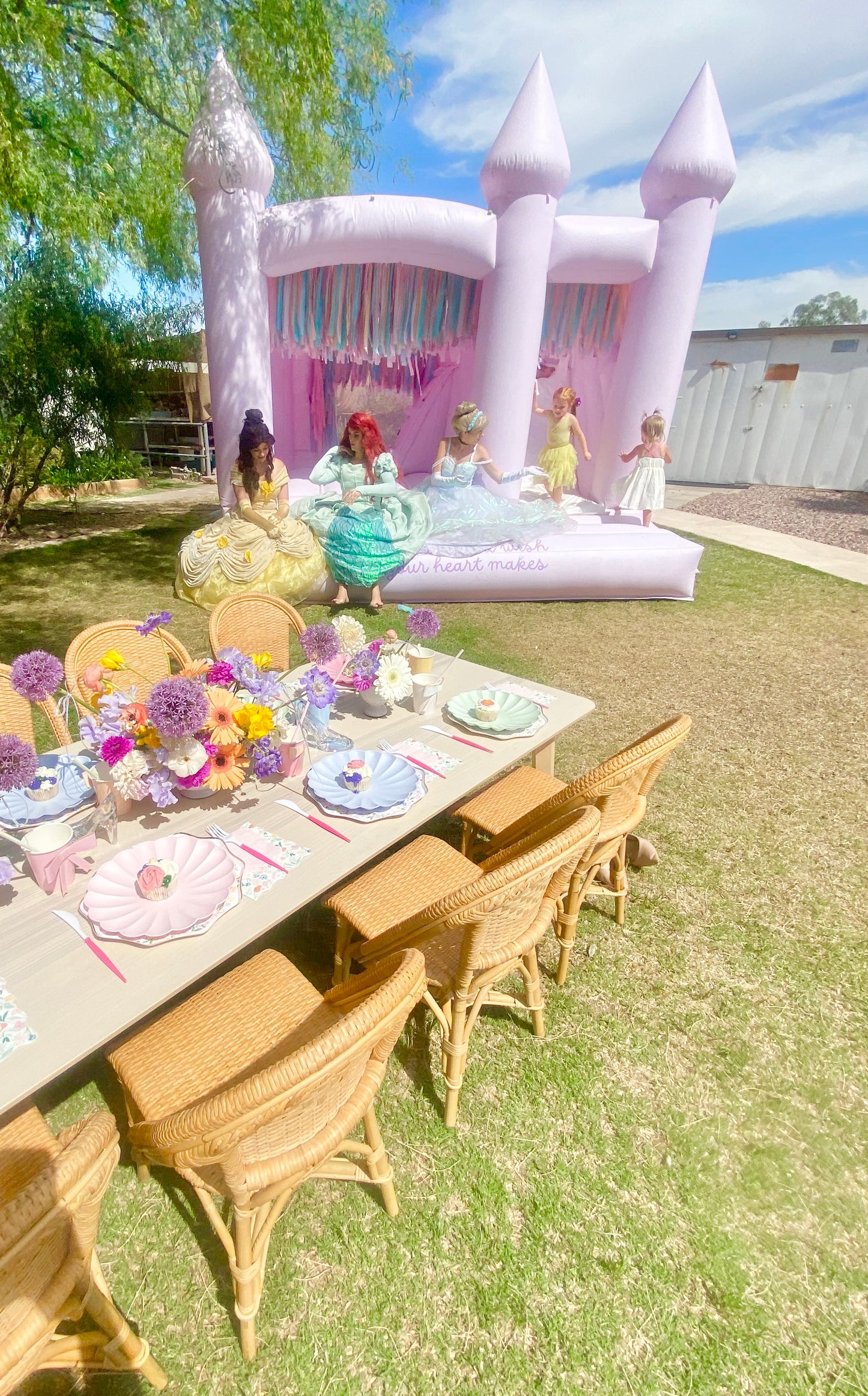 1) Wooden kids table