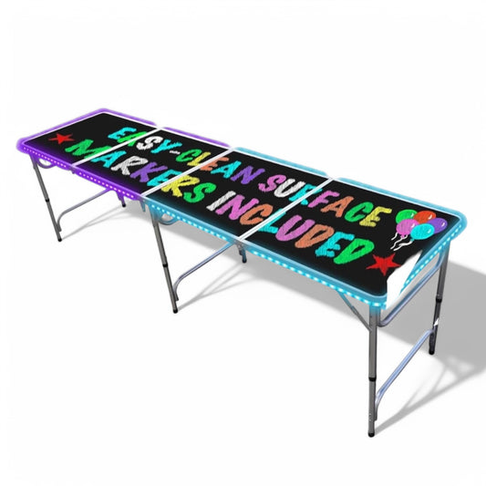 1) Chalk kids table|LED