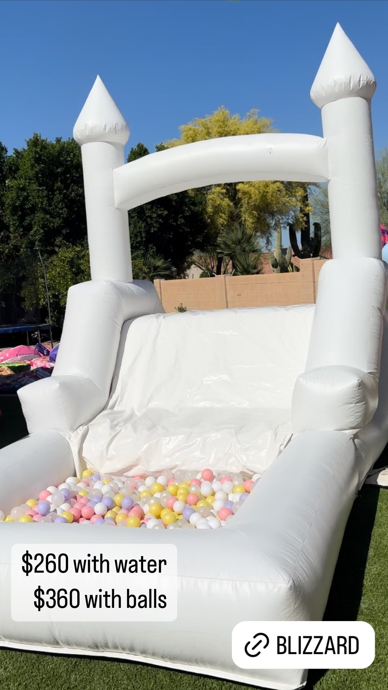 Blizzard / Water Slide + Ballpit