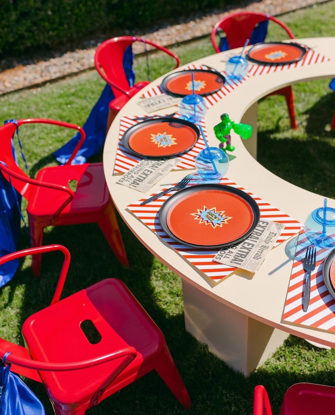 1) Halo wooden table