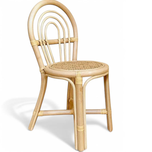 12 Oak Rattan kids chairs