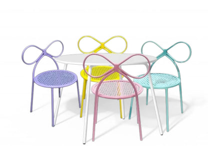 12 Bow Purple Chairs