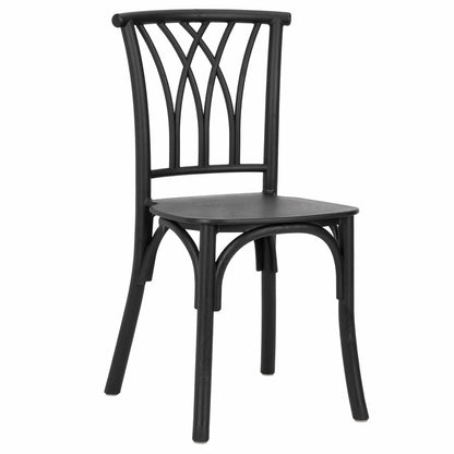 12 Willow Black Chairs