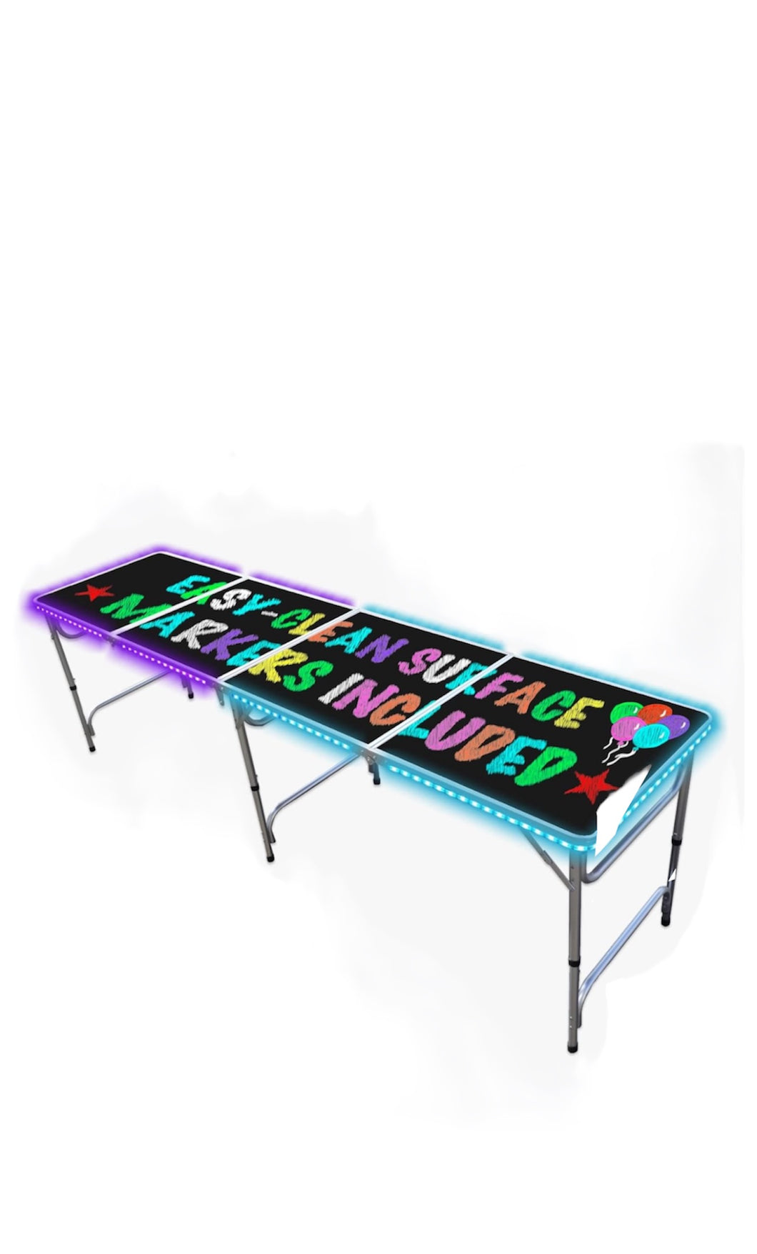 1 LED/ Chalk kids table