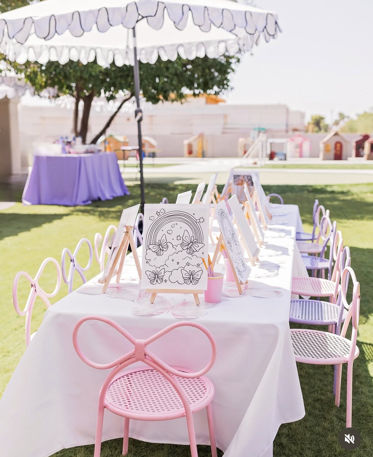 12 Bow Pink Chairs