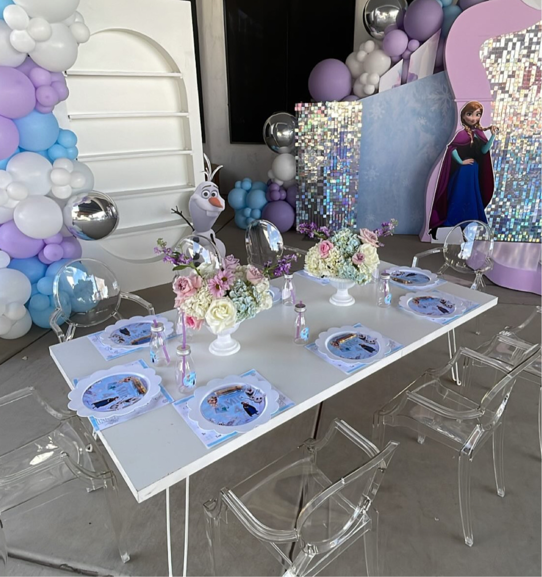 12 Crystal Chairs