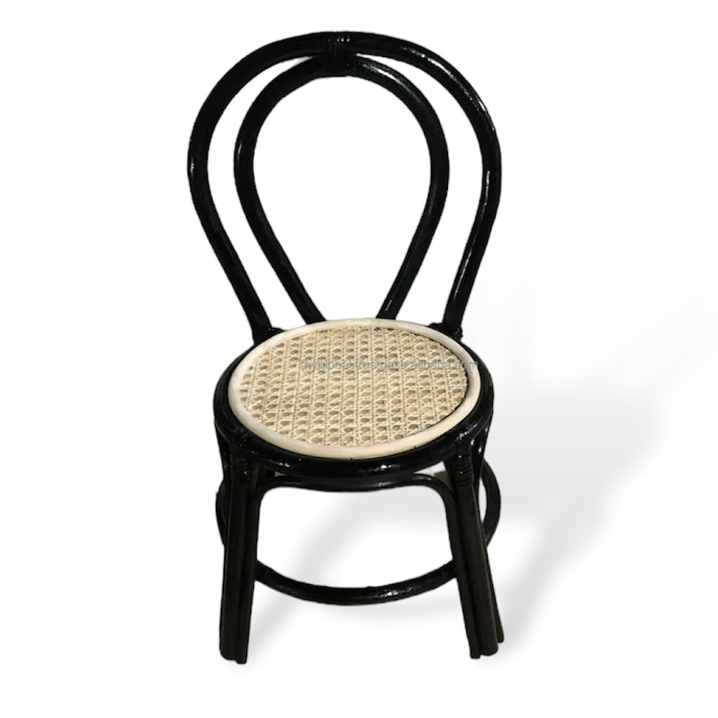 12 Black Sandy Rattan Chairs