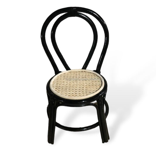 12 Black Sandy Rattan Chairs
