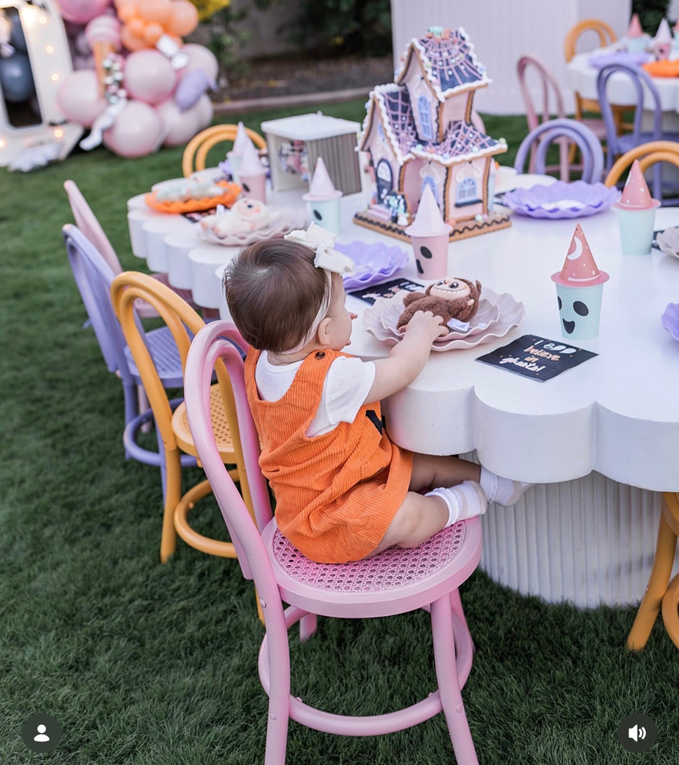 12 Bistro Bliss Pink Kids Chairs
