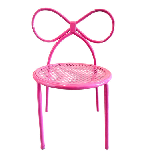 12 Bow Hot Pink Chairs
