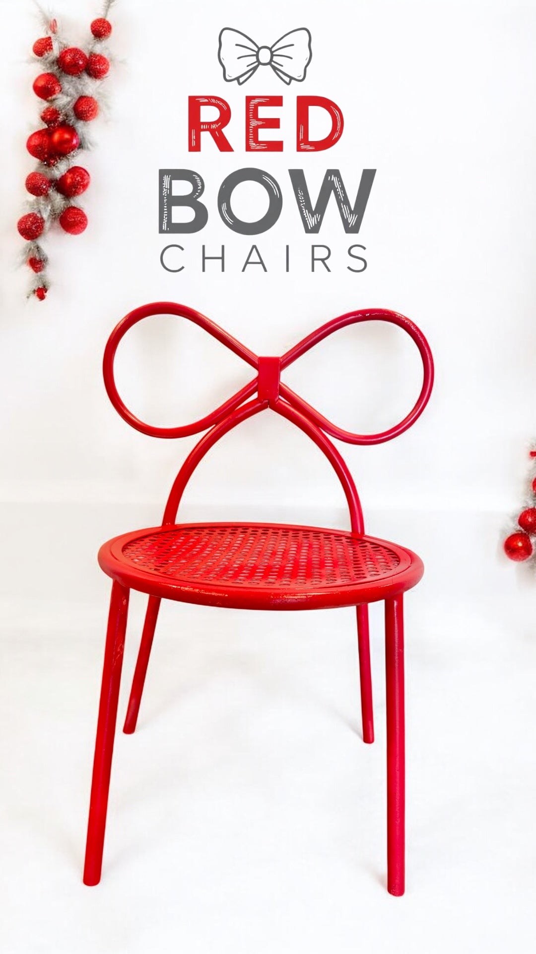 12 Bow Red Chairs