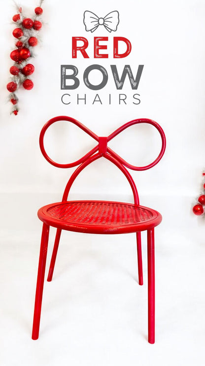 12 Bow Red Chairs