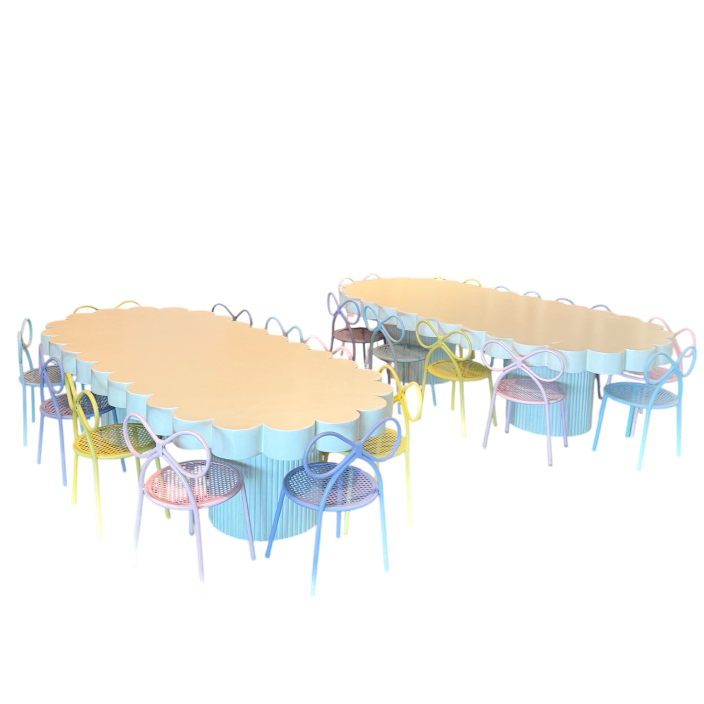 1) Pearly White Kids Table