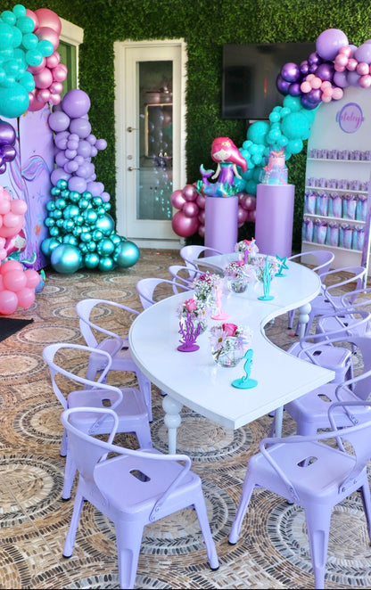 12 Periwinkle chairs