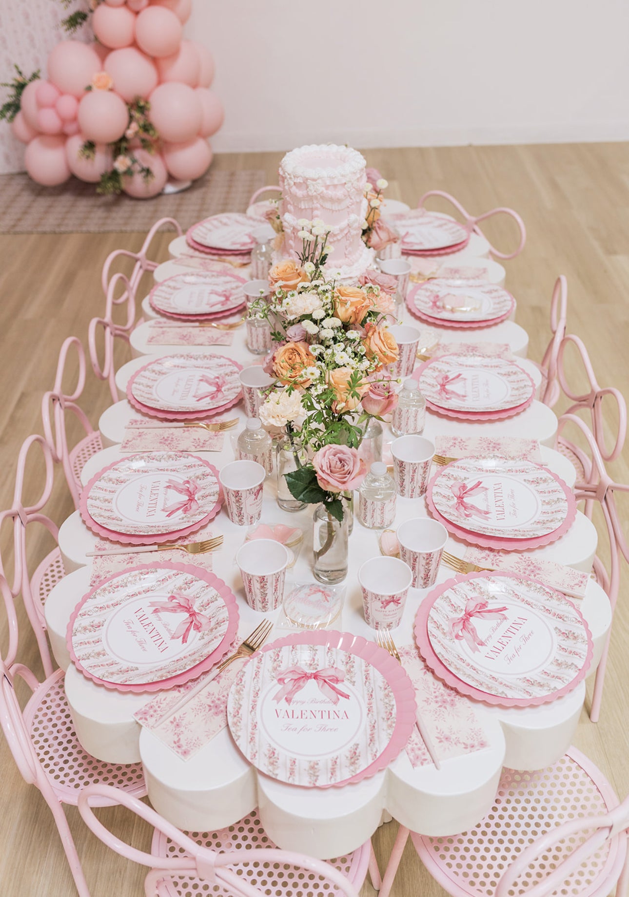 1) Pearly White Kids Table