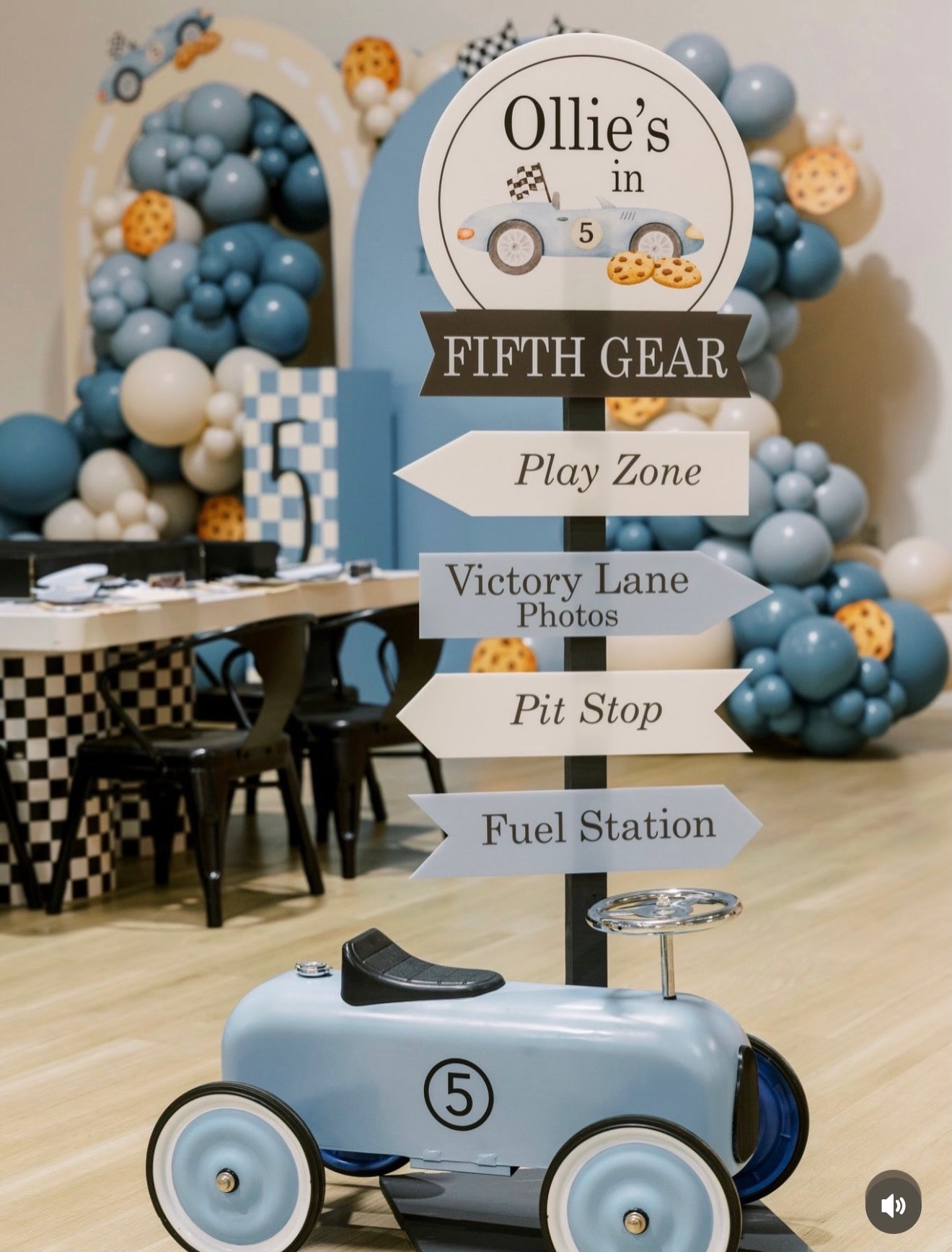 1) Race Car Kids Table
