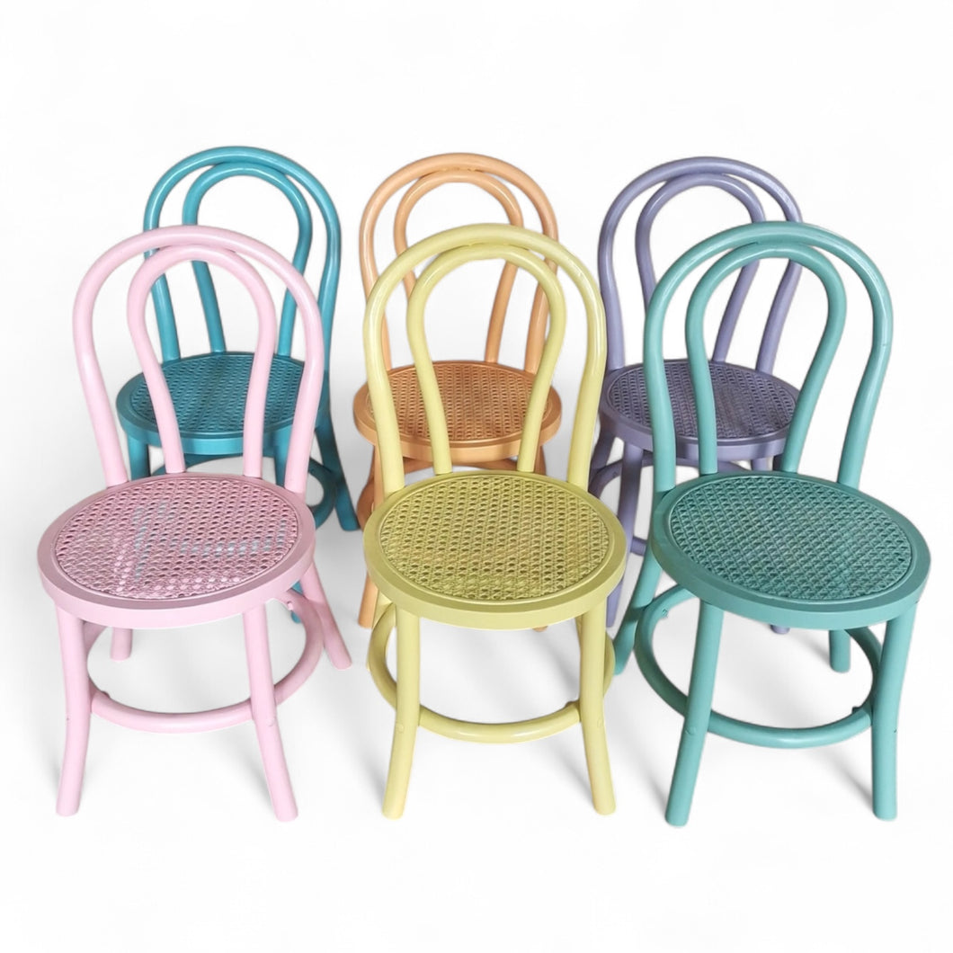 12 Bistro Bliss Mixed Colors Kids Chairs