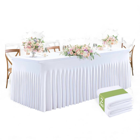 1) 2 Tablecloths Purchase Adult 6ft Tables