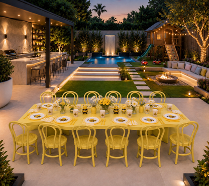 1) Groovy Table “YELLOW”