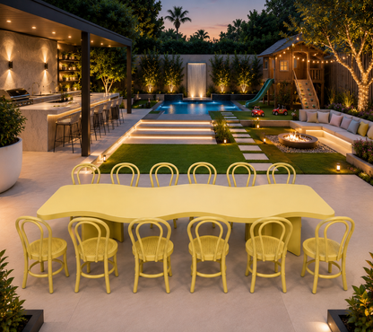 1) Groovy Table “YELLOW”