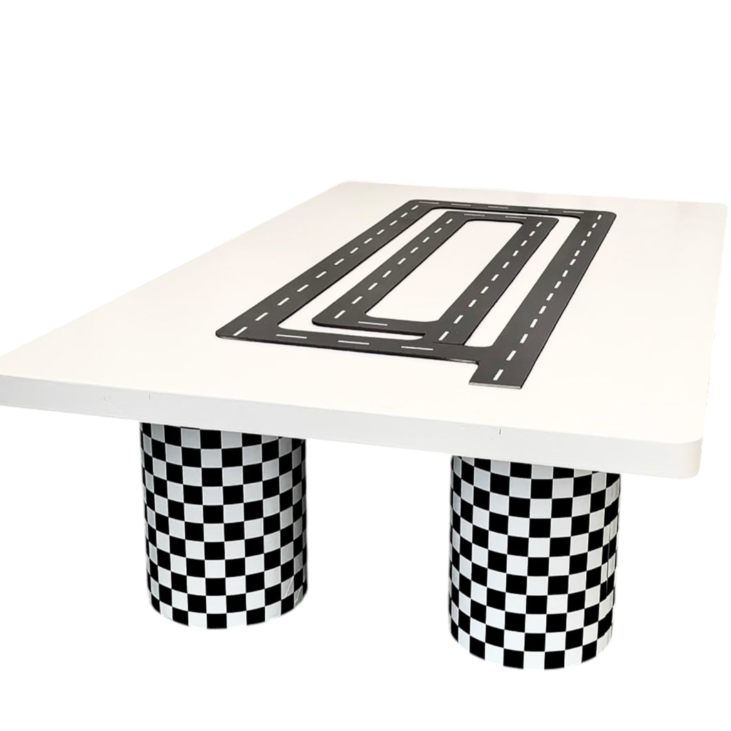 1) NEW Race Track Kids Table
