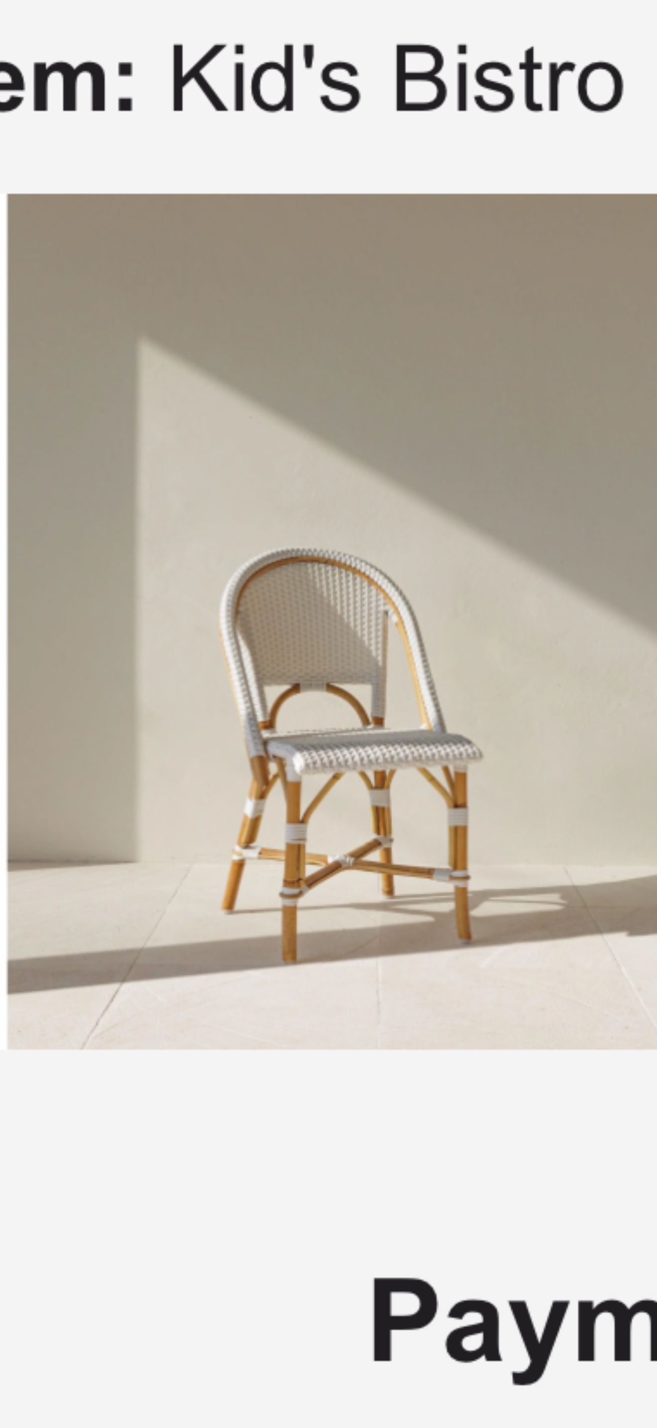 12 Café Crème Kids Chairs