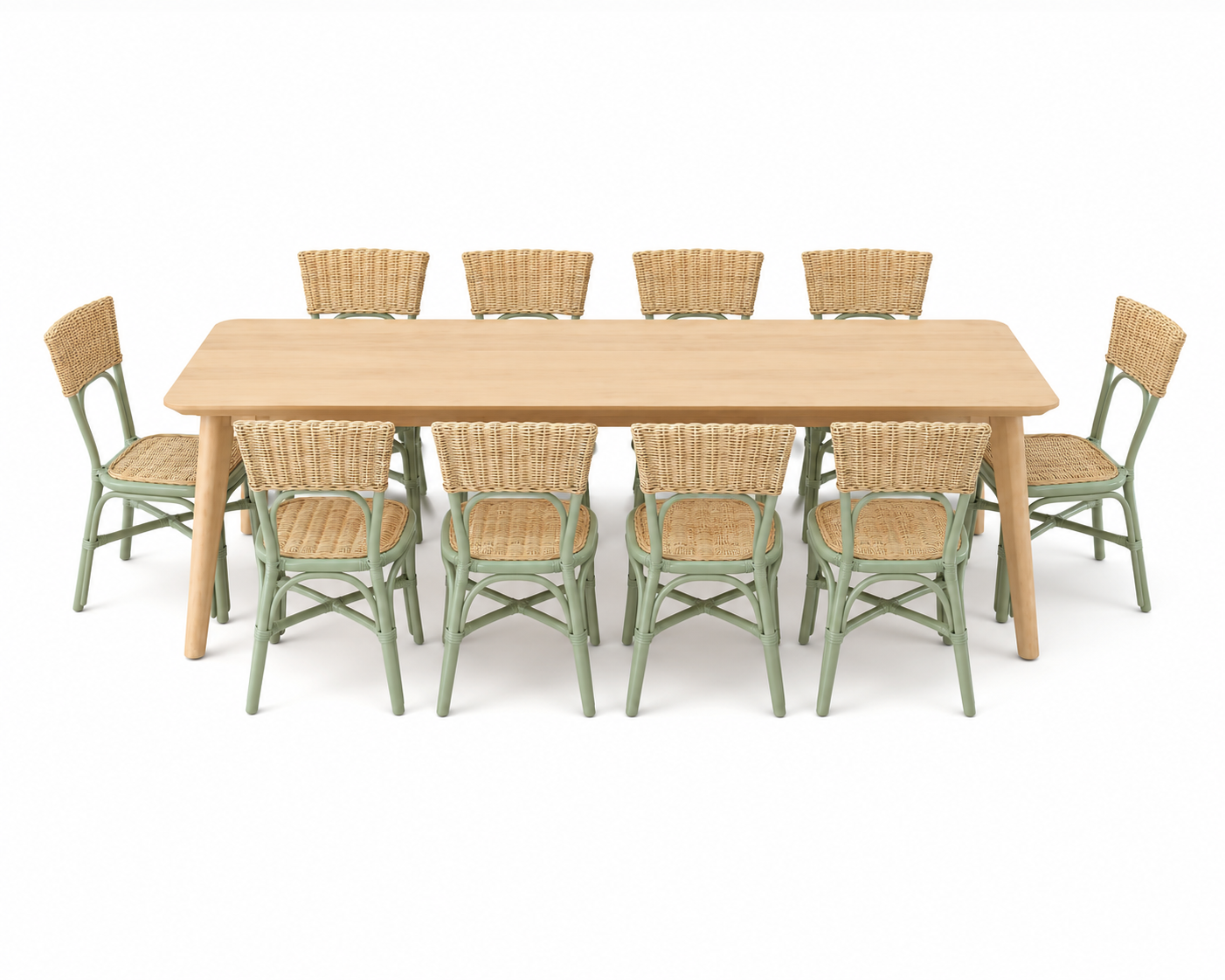 12 Cabo Tots Sage Chairs
