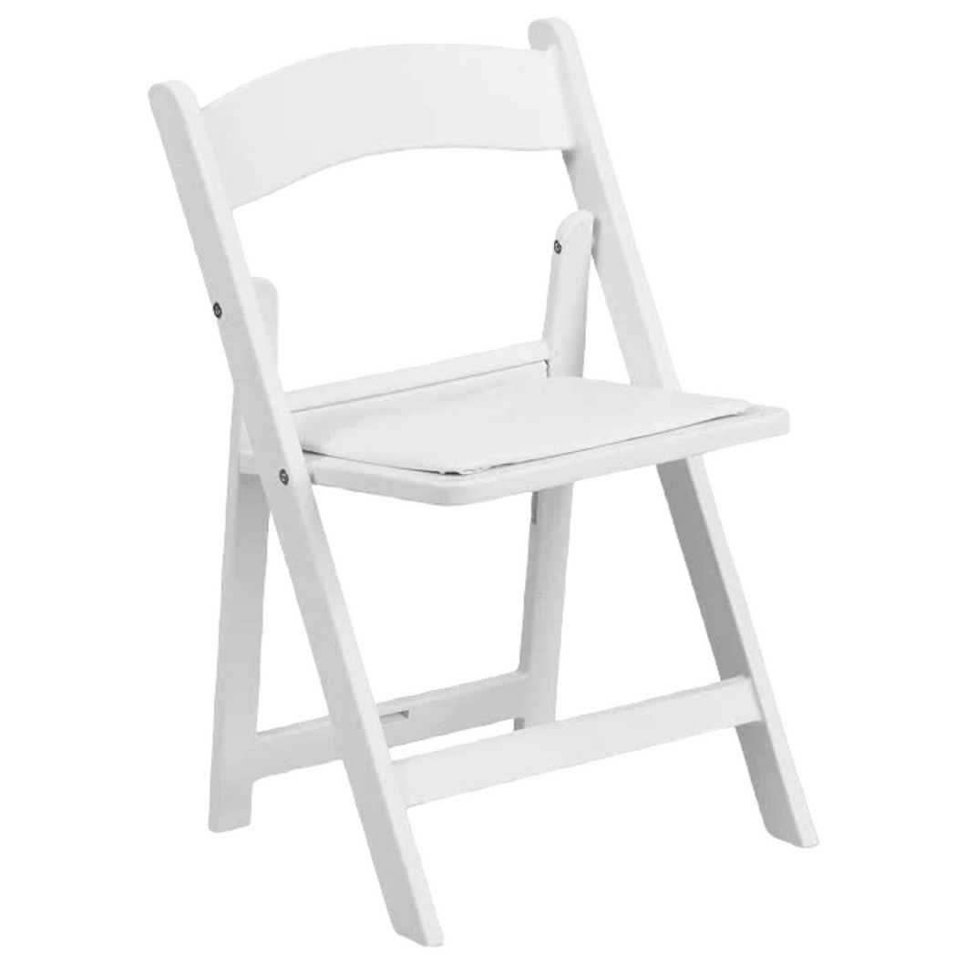 12 White toddler chairs