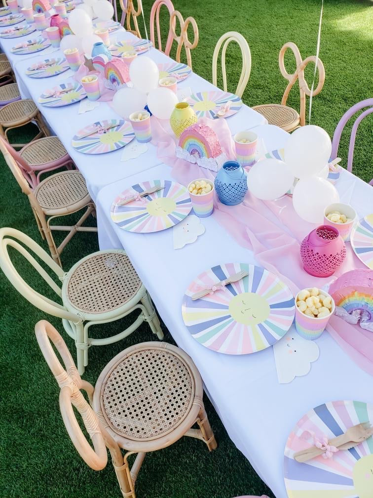 12 Over the Rainbow Rattan Kids Chairs