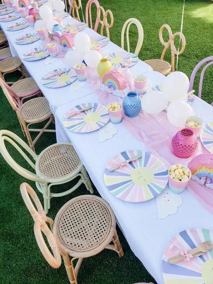 12 Over the Rainbow Rattan Kids Chairs
